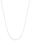 SAKS FIFTH AVENUE WOMEN'S BUILD YOUR OWN COLLECTION WHITE GOLD BOX CHAIN NECKLACE