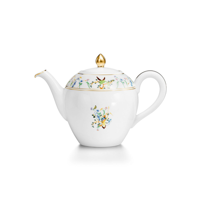 Tiffany & Co Tiffany Audubon Teapot In Porcelain In Gold