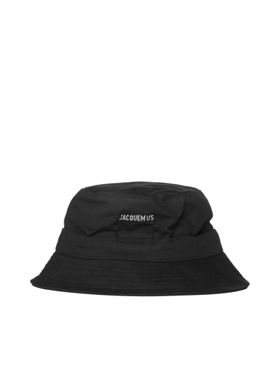 Jacquemus Le Bob Gadjo Bucket Hat In Black