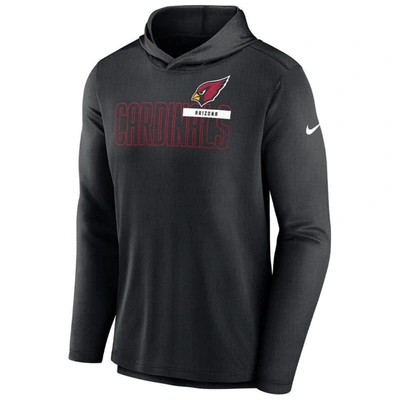 Nike Men's Dri-fit Perform (nfl Arizona Cardinals) Pullover Hoodie In Black