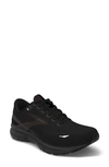 Brooks Ghost 15 Running Shoe In Black/black/black