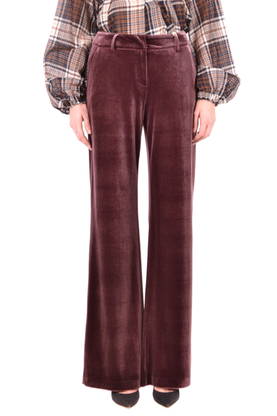 Olla Parèg Olla Parég Women's Burgundy Other Materials Pants