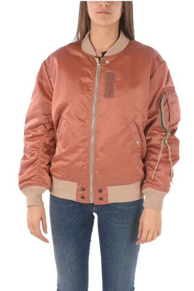 Diesel Women's  Pink Other Materials Outerwear Jacket