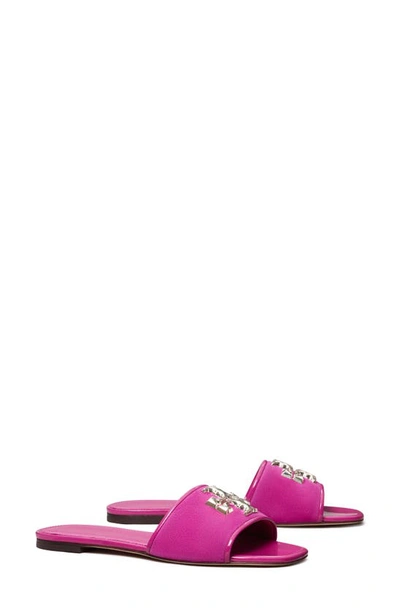 Tory Burch Eleanor Slide Sandal In Fuchsia