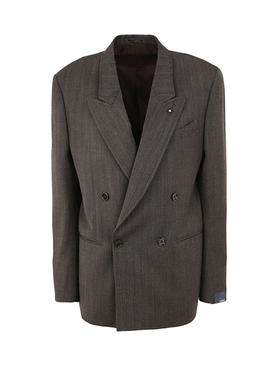 Essentials Double Breasted Blazer Jacket Attitude Drop 7 Reg In Multicolor