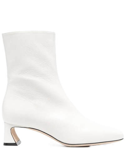 Alberta Ferretti Womens White Ankle Boots