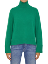 ALLUDE ALLUDE WOMEN'S GREEN OTHER MATERIALS SWEATER,2251117533 M