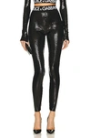 Dolce & Gabbana Embellished Leggings In Black