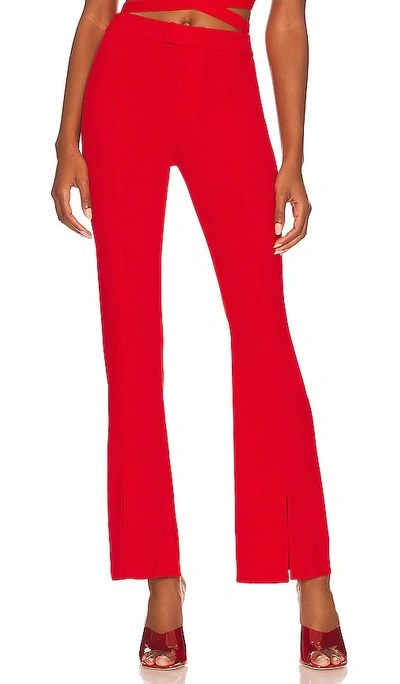 Lovers & Friends Imani Trouser In Red