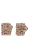 JOCELYN FAUX FUR MANDY MITTENS