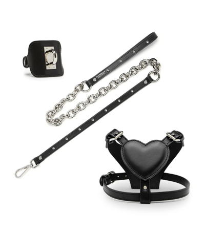 Baurdelle Leather Ludo Harness, Leash And Cuff Set (small)