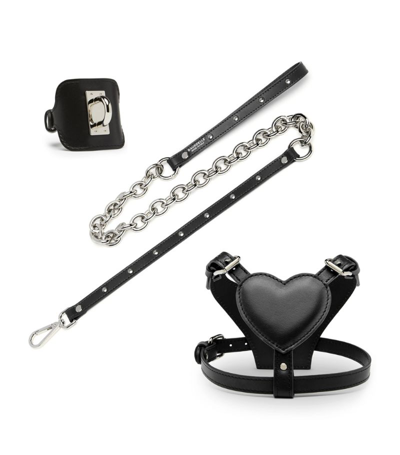 Baurdelle Leather Ludo Harness, Leash And Cuff Set (large)