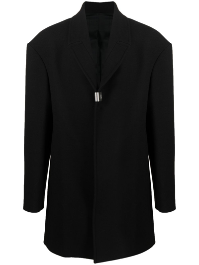 Alyx Single-breasted Coat In Black