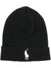 POLO RALPH LAUREN EMBROIDERED-LOGO BEANIE