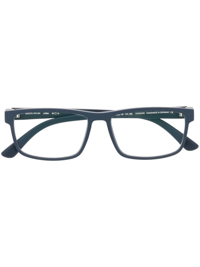 Mykita Square-frame Optical Glasses In Blue