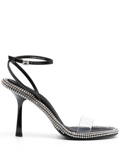 Alexander Wang Crystal-embellished 100mm Pumps In Black