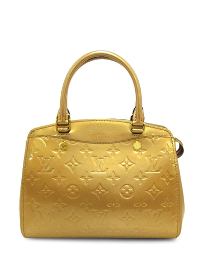 Pre-owned Louis Vuitton 2015  Brea Pm Tote Bag In Yellow