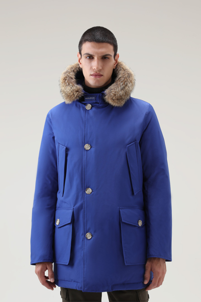 Woolrich Men Electric Royal Size M In Electric Royal