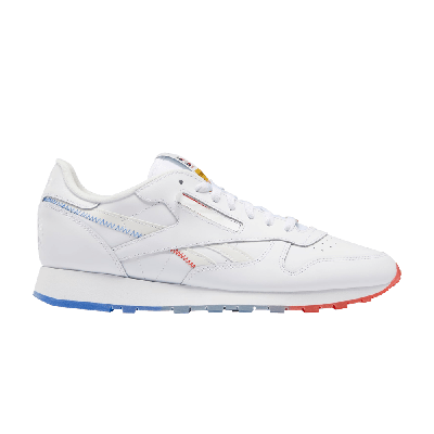 Pre-owned Reebok Popsicle X Classic Leather 'firecracker' In White