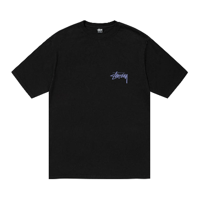 Pre-owned Stussy Skate Posse Pigment Dyed Tee 'black'