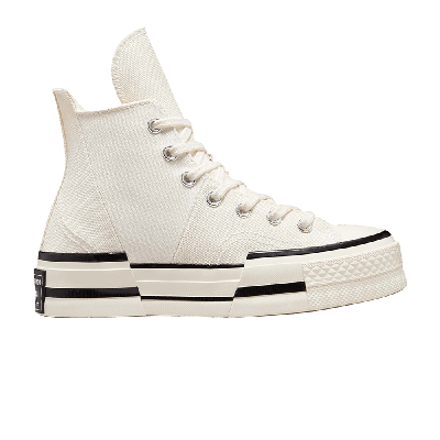 Pre-owned Converse Chuck 70 Plus High 'egret' In Cream