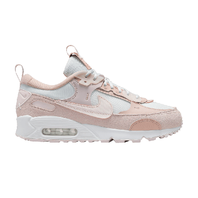 Pre-owned Nike Wmns Air Max 90 Futura 'barley Rose' In White