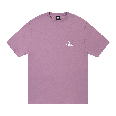 Pre-owned Stussy Basic T-shirt 'orchid' In Purple