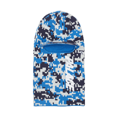 Pre-owned Palace X New Era Peaked Balaclava 'blue Camo' In Multi-color