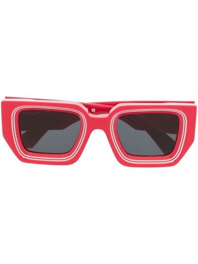 Off-white Francisco Sunglasses In Red