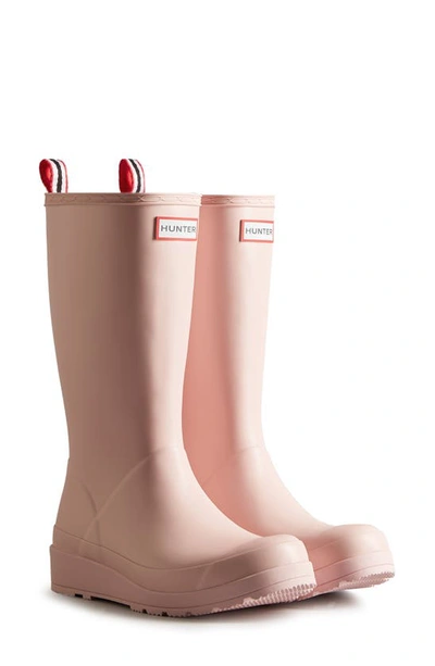 Hunter Original Play Tall Waterproof Rain Boot In Azalea Pink