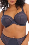 Elomi Charley Full Figure Underwire Convertible Plunge Bra In Storm