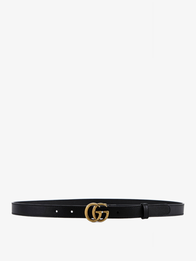 Gucci Belt In 002 Havana Gold Brown