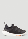 Y-3 Ultraboost 22 Sneakers In Orange Fabric In Black
