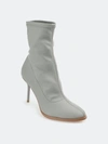 Journee Collection Gizzel Stiletto Sock Bootie In Grey