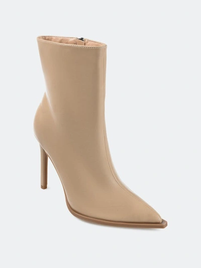 Journee Collection Collection Women's Tru Comfort Foam Limma Bootie In Tan