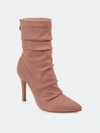 Journee Collection Women's Markie Bootie In Pink
