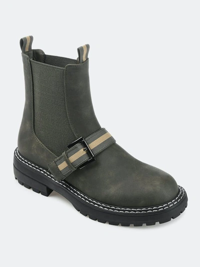 Journee Collection Collection Women's Tru Comfort Foam Rilie Bootie In Green