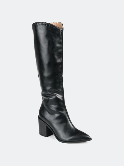 Journee Collection Collection Women's Tru Comfort Foam Wide Width Wide Calf Daria Boot In Black