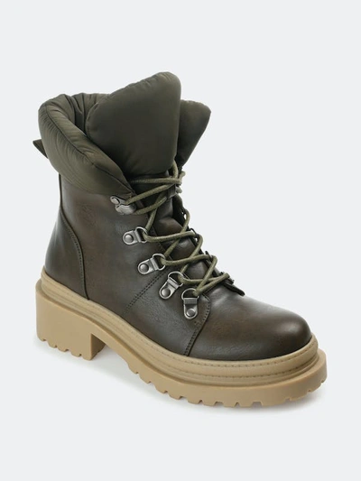 Journee Collection Collection Women's Tru Comfort Foam Irrah Bootie In Grey