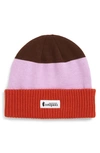 Cotopaxi Alto Colorblock Beanie In Spice Thistle