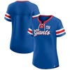 Fanatics Branded Royal New York Giants Original State Lace-up T-shirt In Royal