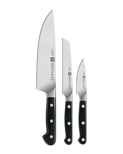 Zwilling J.a. Henckels Zwilling Professional S 3-pc. Starter Knife Set In Nocolor