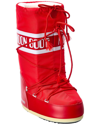 Moon Boot Classic Nylon Waterproof Snow Boots In Red