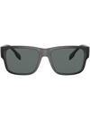 Burberry Eyewear Knight Square-frame Sunglasses In Black