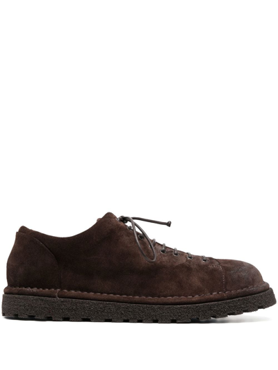 Marsèll Distressed-effect Derby Shoes In Brown