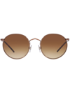 Sunglass Hut Round-frame Design Sunglasses In Brown