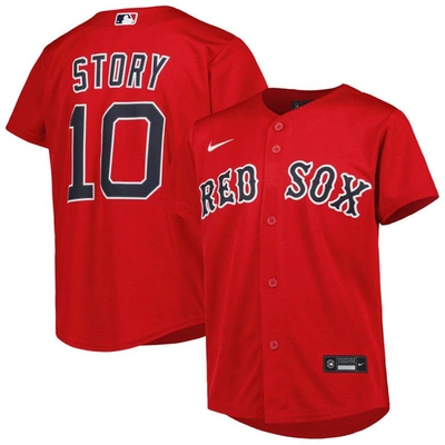 Nike Kids' Youth  Trevor Story Red Boston Red Sox Alternate Replica Player Jersey