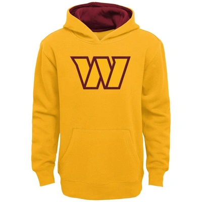 Outerstuff Kids' Youth Gold Washington Football Team Team Prime Pullover Hoodie