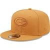NEW ERA NEW ERA BROWN GREEN BAY PACKERS COLOR PACK 9FIFTY SNAPBACK HAT