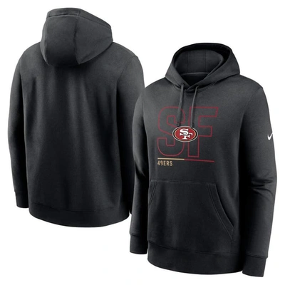 Nike Black San Francisco 49ers City Code Club Fleece Pullover Hoodie